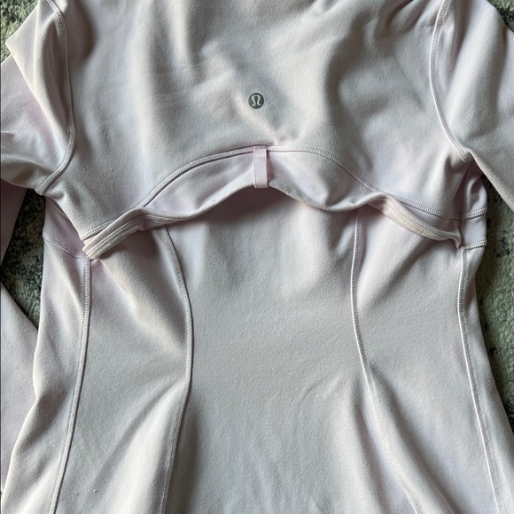 Lululemon Athletica Soft Pink Zip Top - Picture 13 of 14